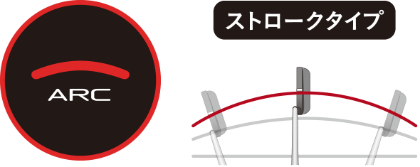 ストロークタイプ:Arc