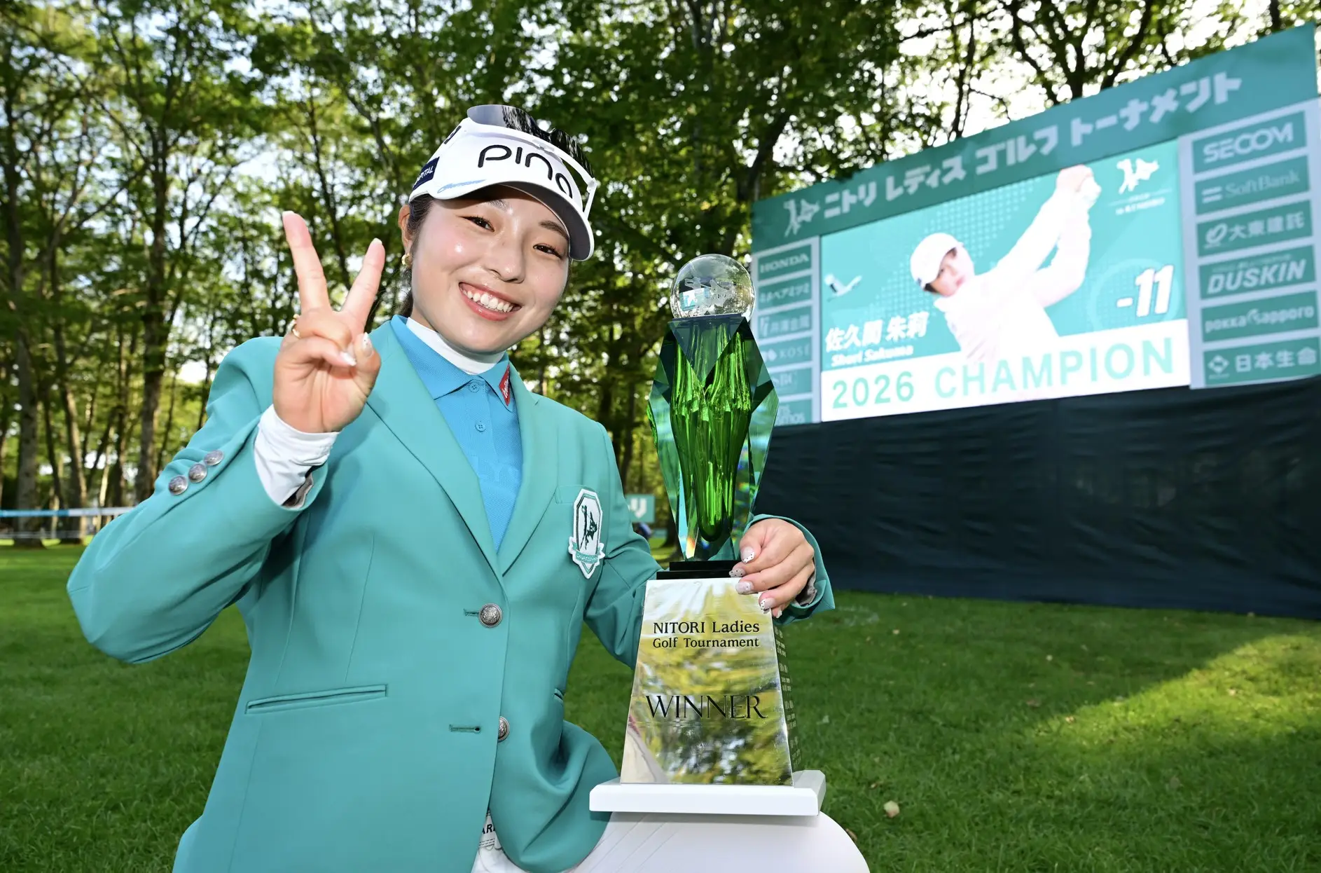 佐久間朱莉選手、今季2勝目！勝利を支えた14本と、その舞台裏