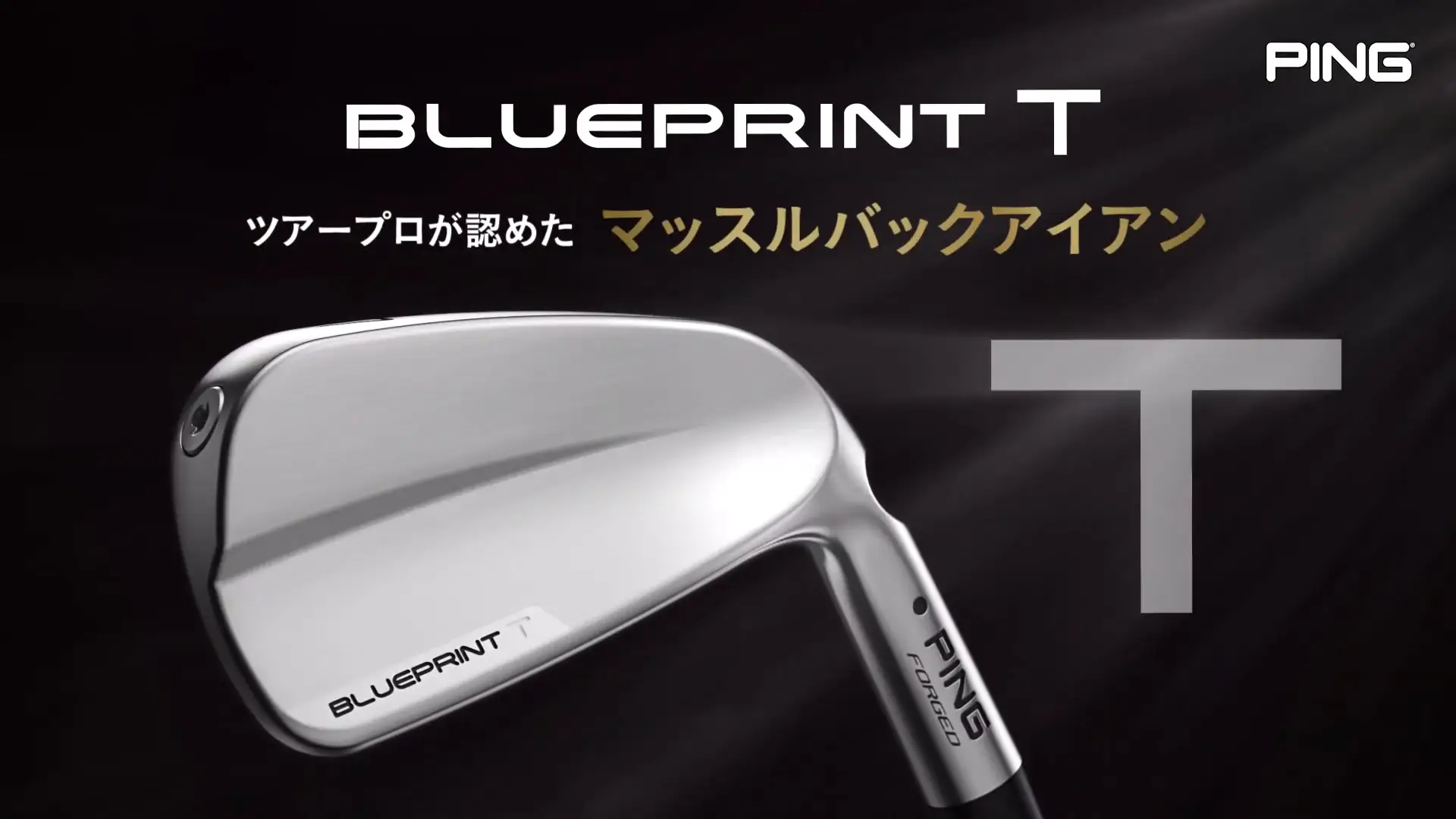 ツアープロが認めたマッスルバックアイアン「BLUEPRINT T」